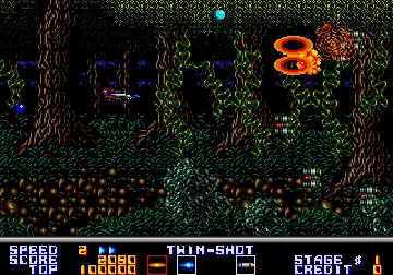 ThunderForce AC (bootleg) screen shot game playing